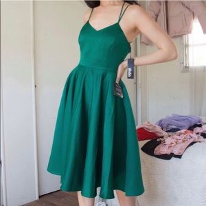 Emerald Green Formal Dress. Great for weddings!